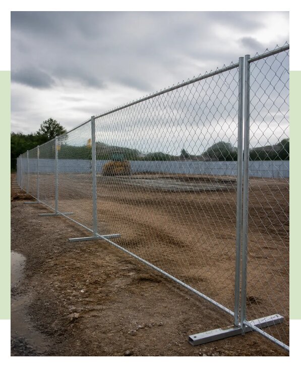 Временный забор из рабицы в Климовске по цене от 861 р. | ЗаборЭксеперт-Клс